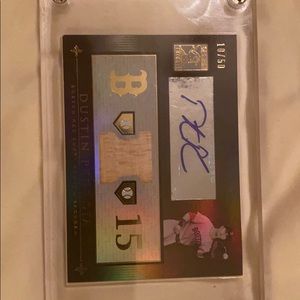 Dustin Pedroia Autograph